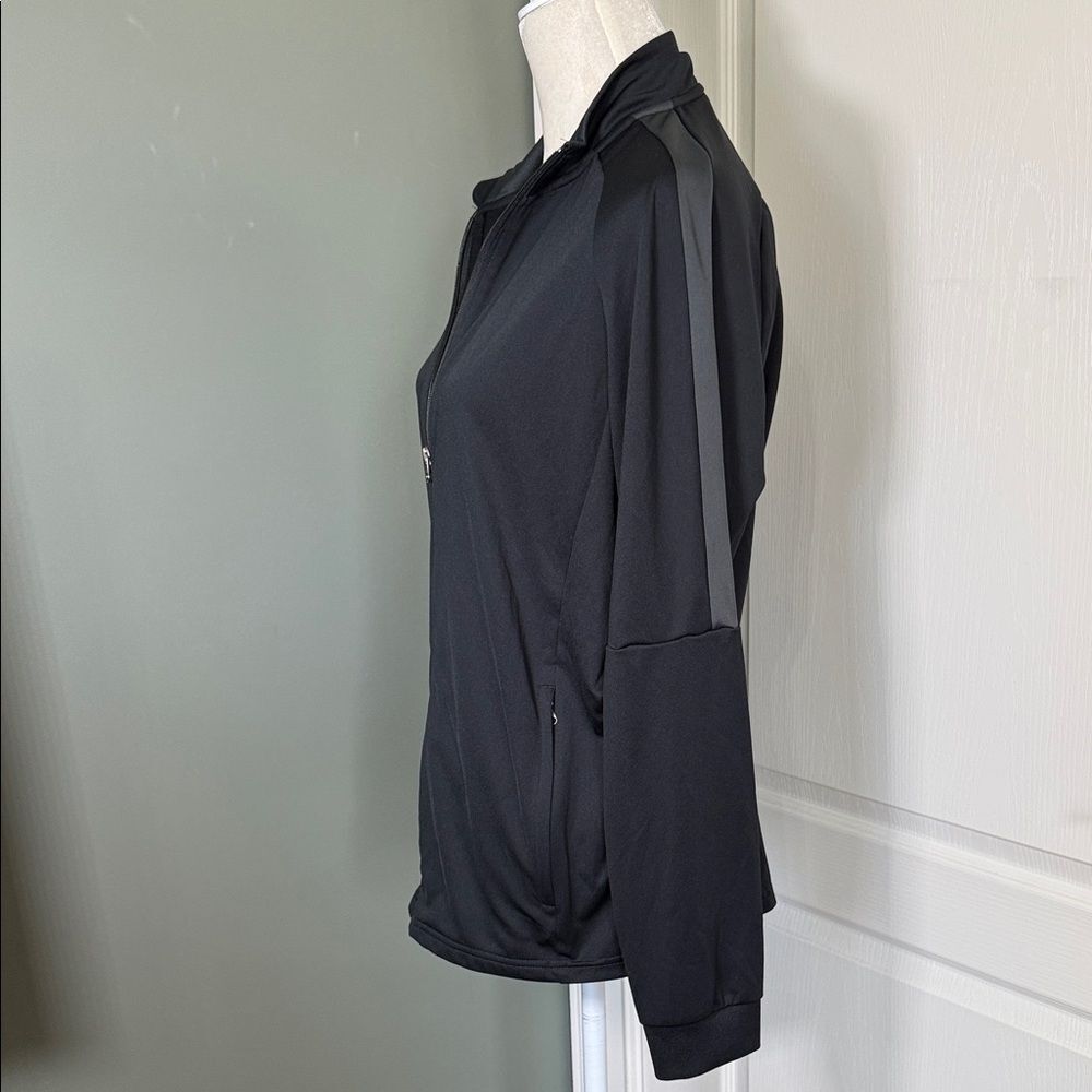Nike Dri-FIT Black and Grey Full-Zip Track Jacket Size M - Picture 5 of 10